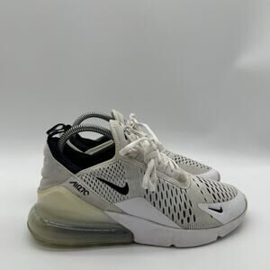 Womens Size 8 Nike Air Max 270 White Black Running Sneakers Shoes AH6789-100